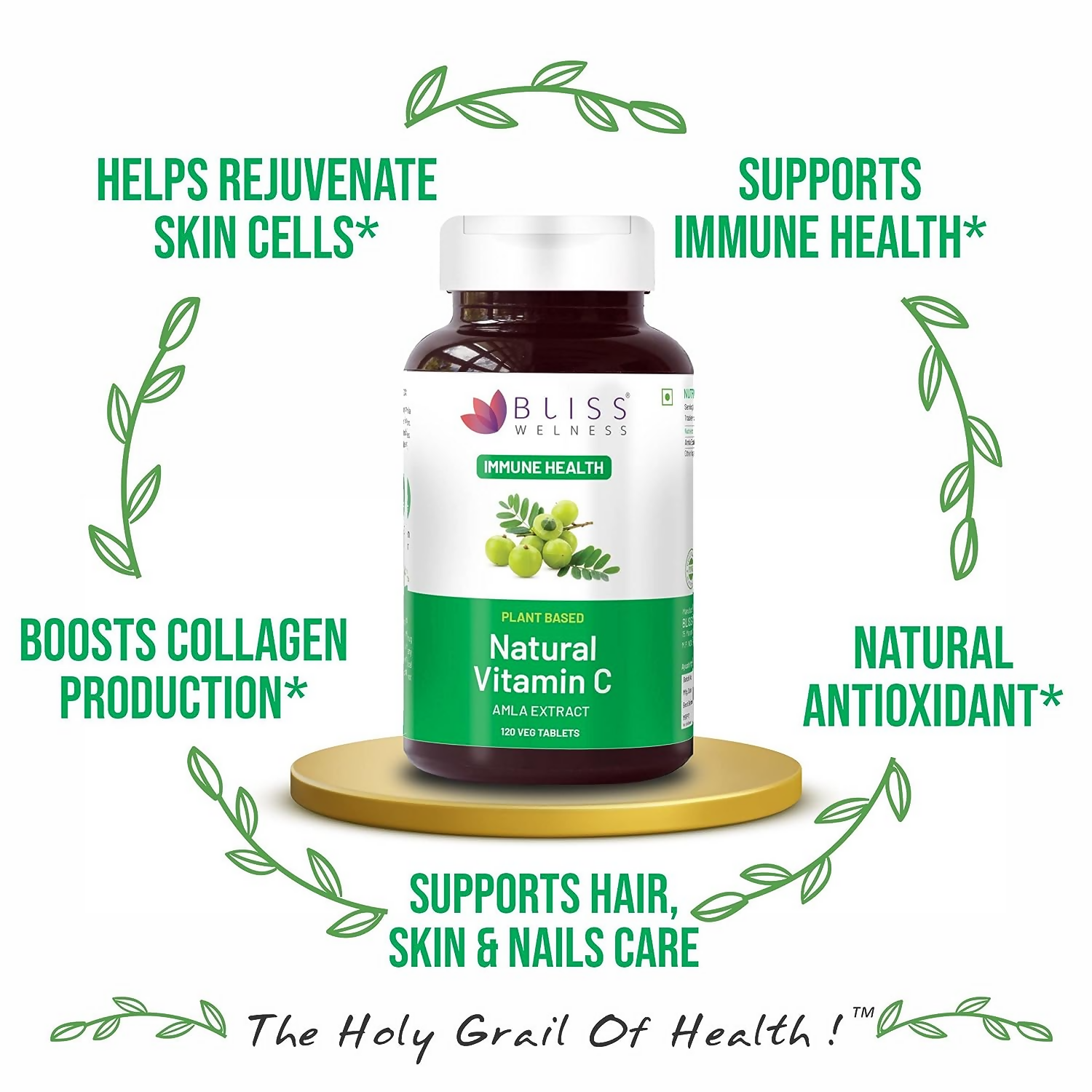 Bliss Welness Natural Vitamin C Tablets 