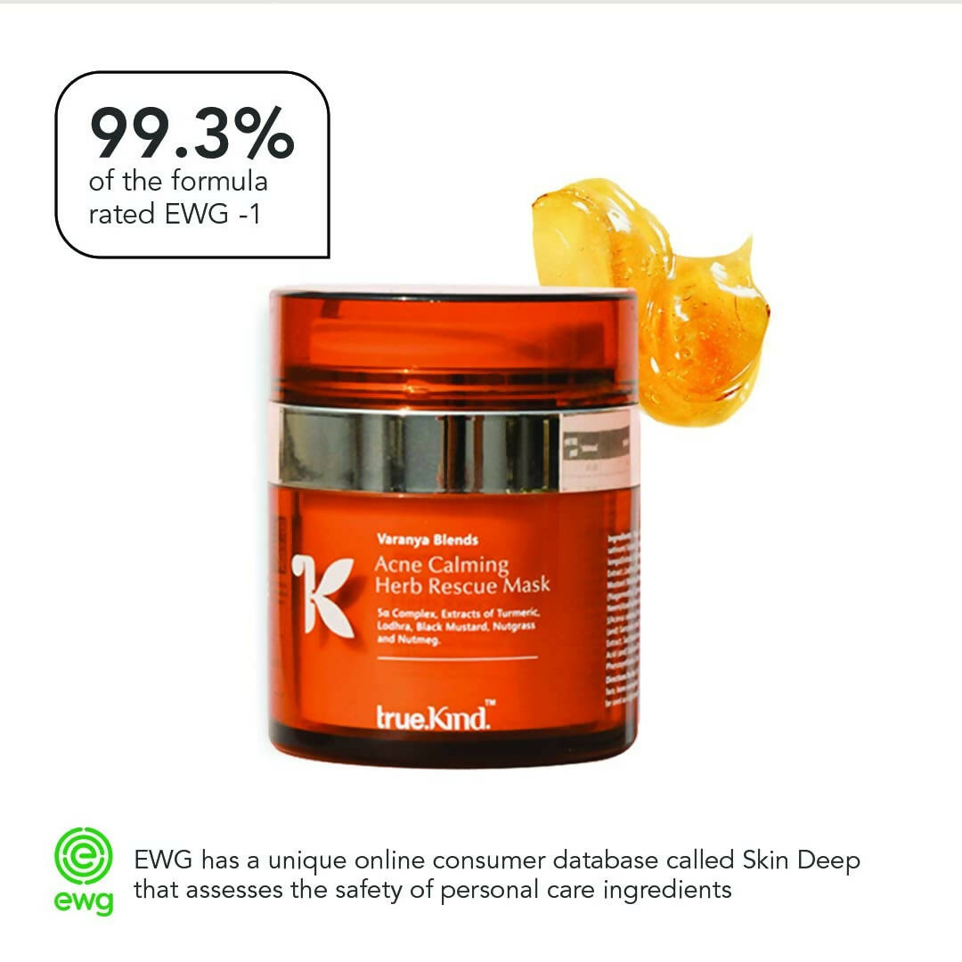 True Kind Varanya Blends Acne Calming Herb Rescue Mask  Grab2Buy True Kind Grab2Buy