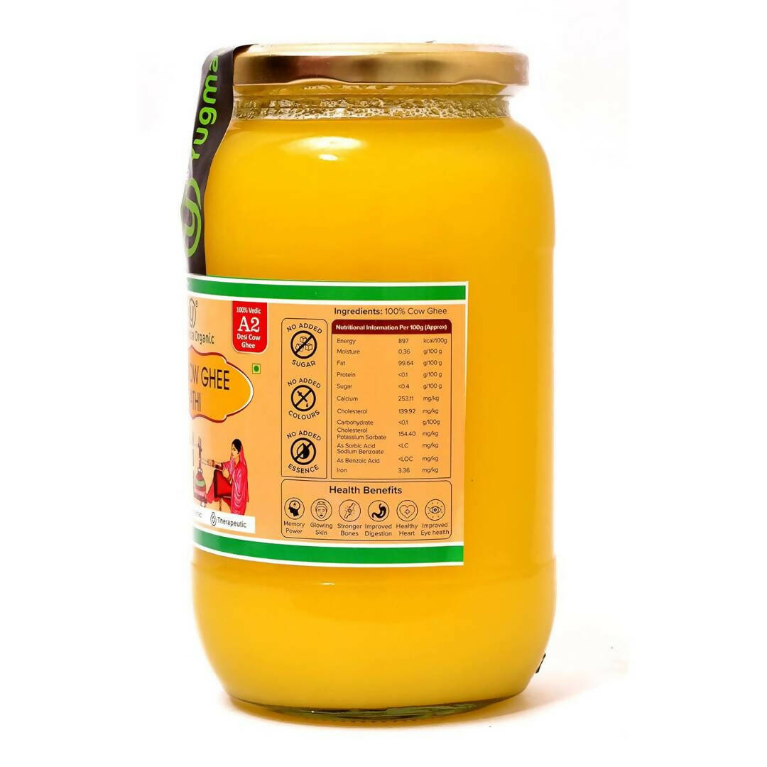 Yugmantra Organic Desi Cow Ghee Rathi | Home Made | Traditional Bilona Method | Curd-Churned | Natural, Pure & Healthy Ghee 