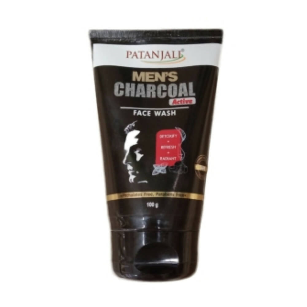 Patanjali Men's Charcoal Active Face Wash 