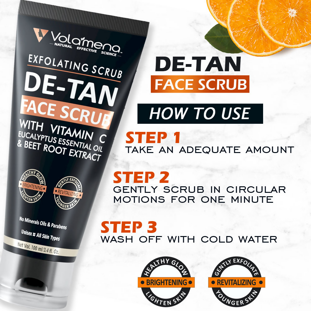 Volamena De-Tan Face Scrub  Grab2Buy Volamena Grab2Buy