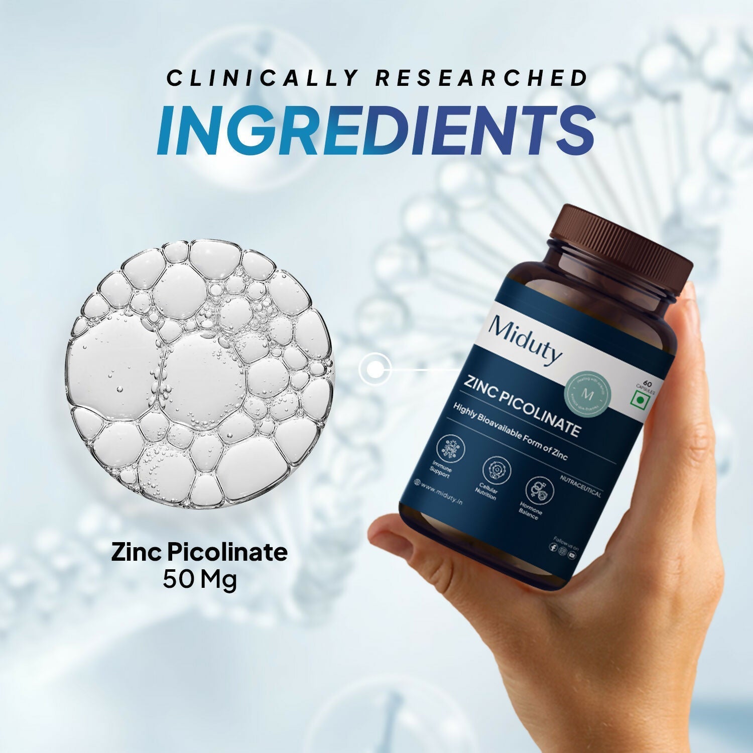 Miduty Zinc Picolinate Capsules 