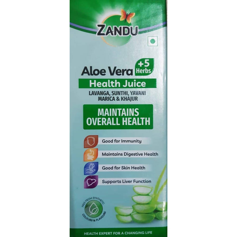 Zandu Aloe Vera And 5 Herbs Health Juice 