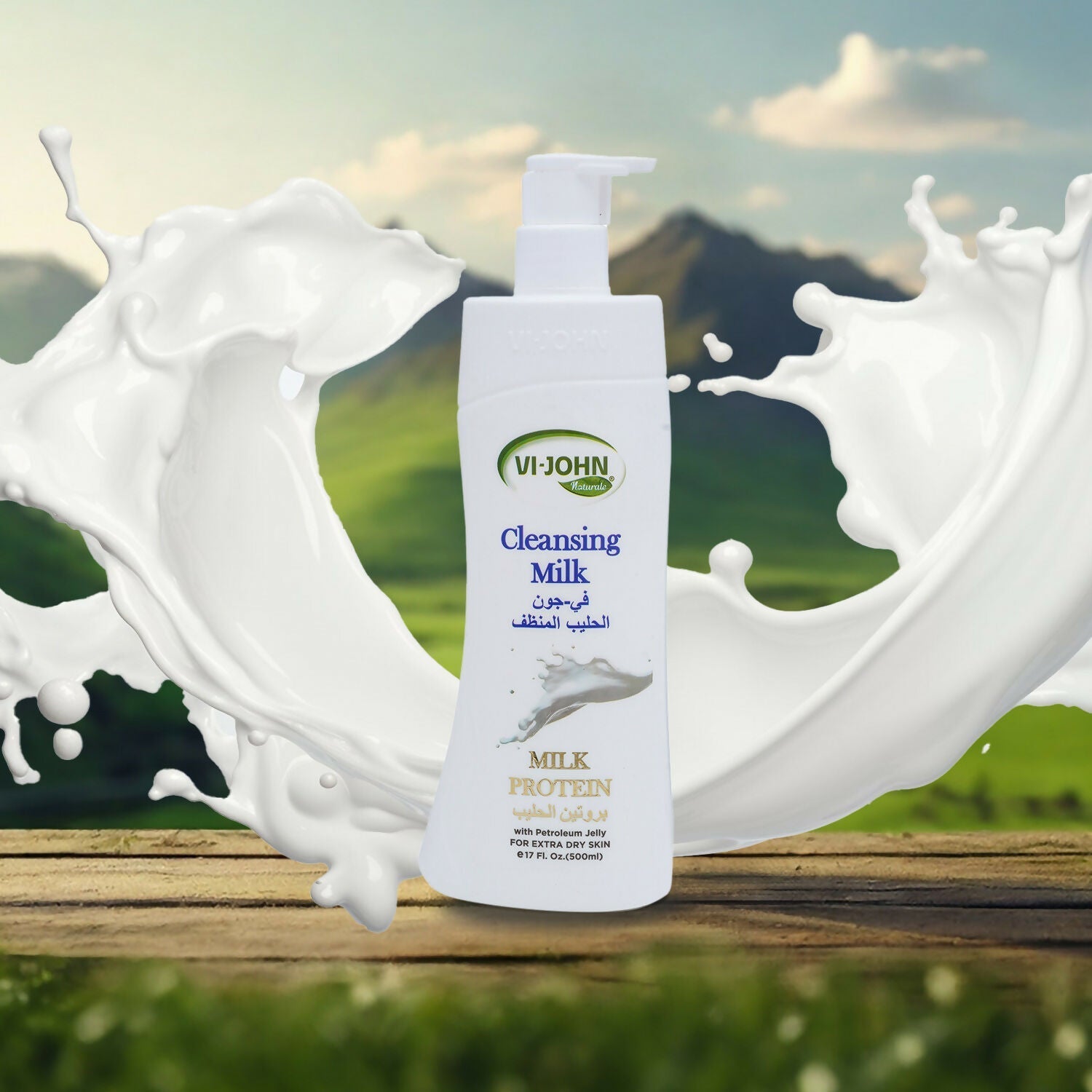 VI-JOHN Naturale Cleansing Milk with petroleum jelly for extra dry skin  Grab2Buy VI-JOHN Grab2Buy