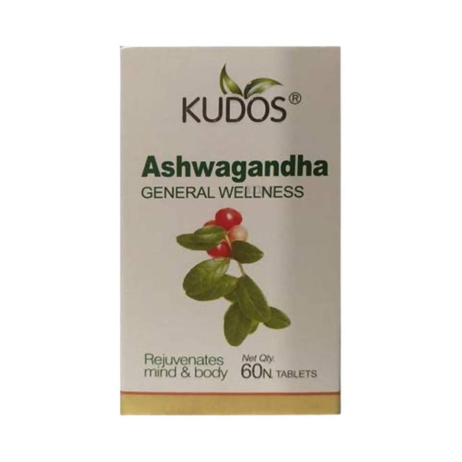Kudos Ayurveda Ashwagandha Tablets For General Wellness 