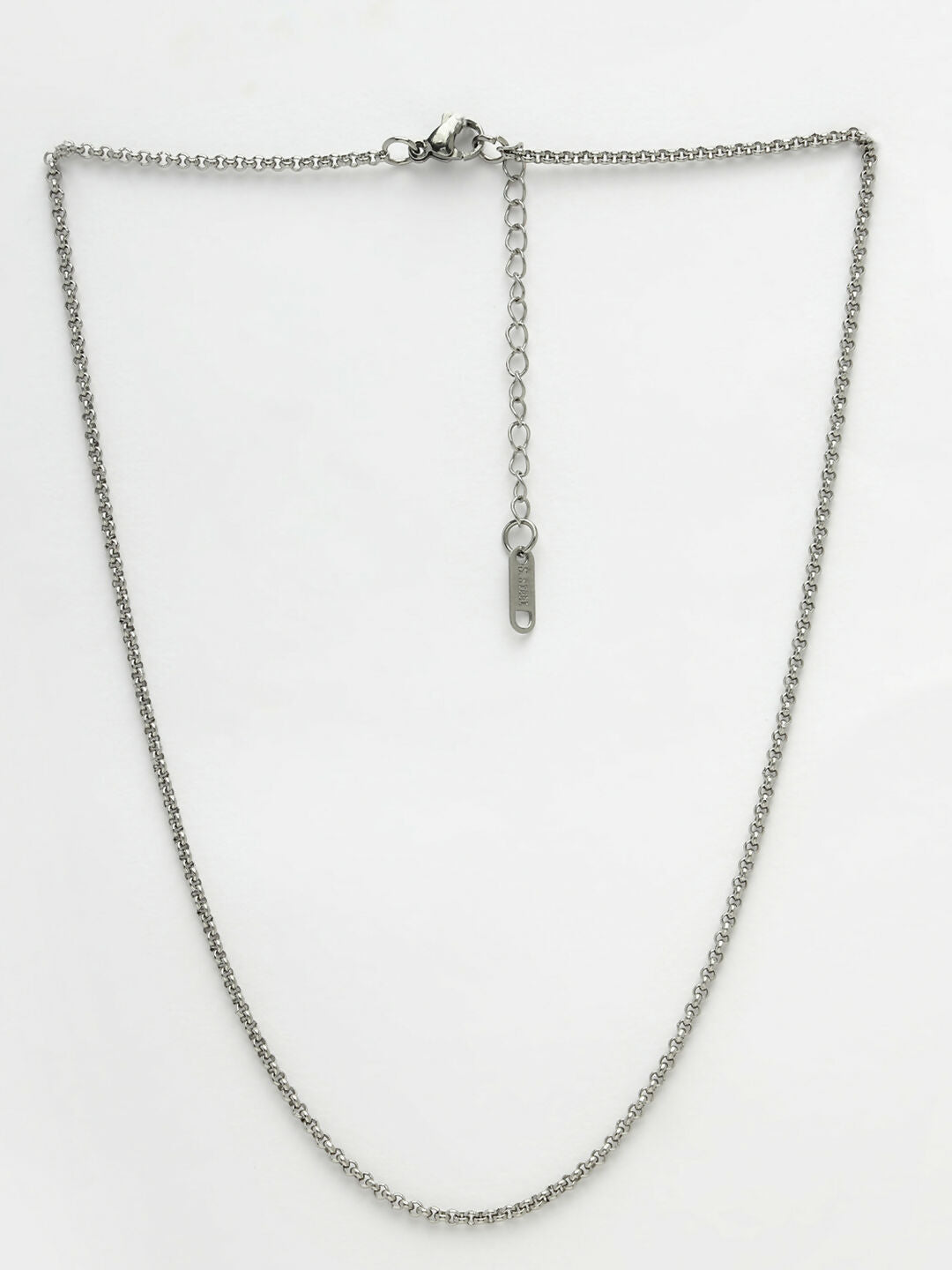 NVR Women German Silver Oxidised Chain