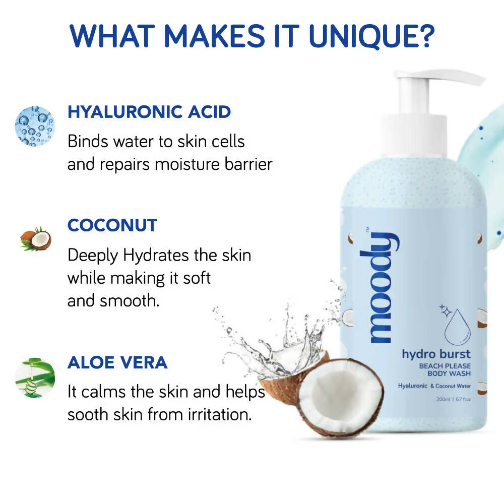 Moody 7D Hydro Burst Bleach Please Body Wash 