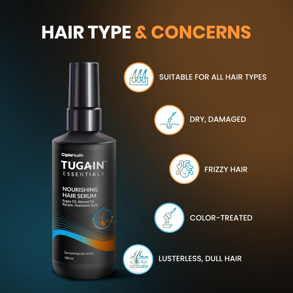 Tugain Essentials Nourishing Hair Serum  Grab2Buy Tugain Essentials Grab2Buy