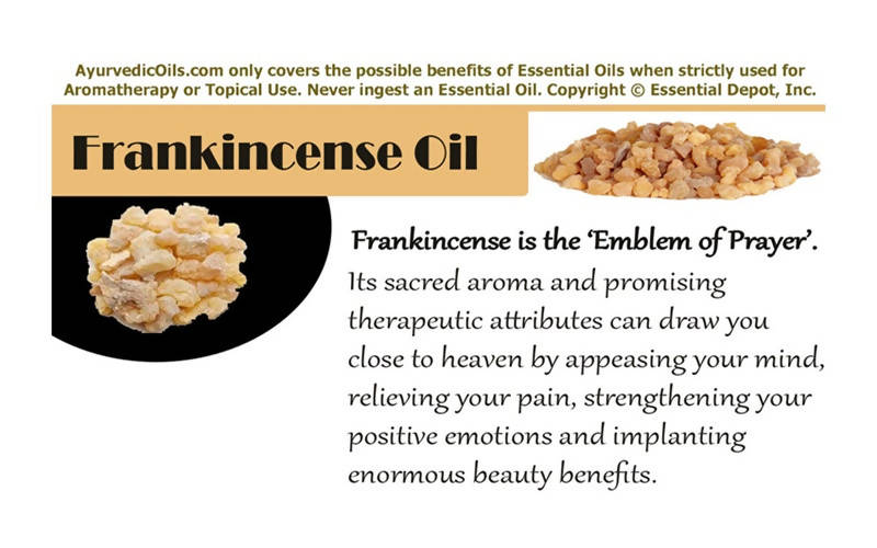 Tamas Pure Ayurveda 100% Organic Frankincense Essential Oil - USDA Certified Organic 