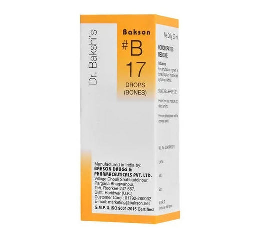 Bakson's Homeopathy B17 Drops 