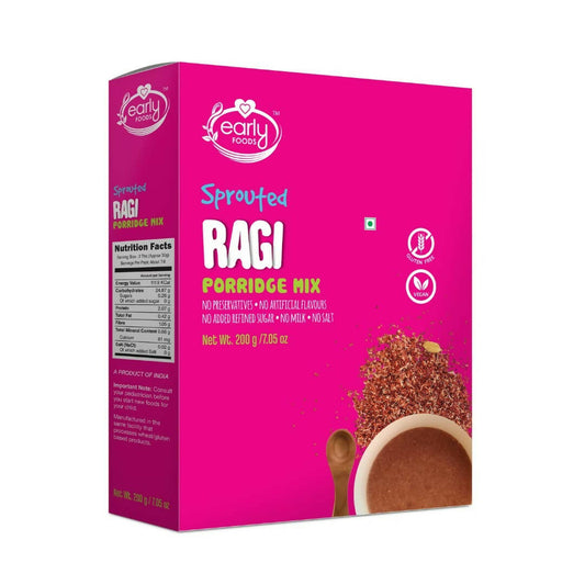 Early Foods Organic Sprouted Ragi Porridge Mix - Grab2buy