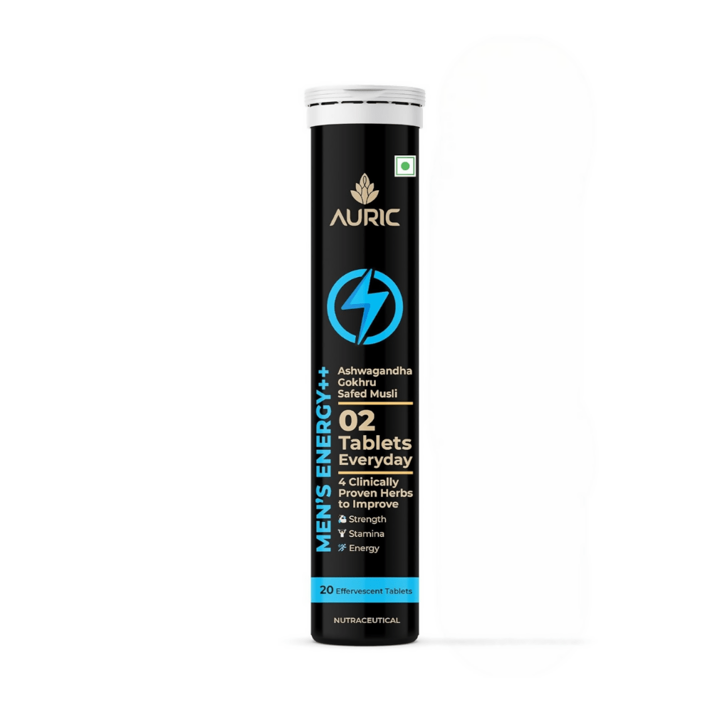 Auric Men's Energy++ Effervescent Tablets | Grab2Buy