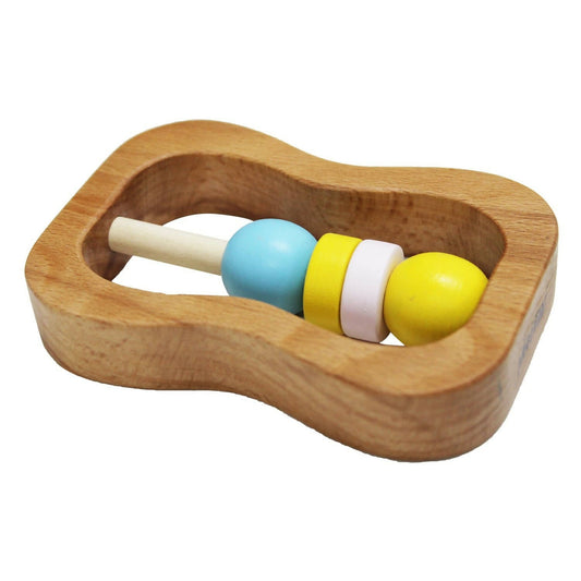 Matoyi Classic Sand Timer Wooden Rattle For Babies - Grab2buy