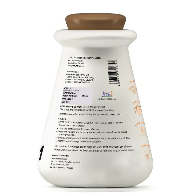 MyFitFuel Calcium+ & Vitamin D3, K2 (MK7), Zinc, Magnesium & Cissus Tablets 