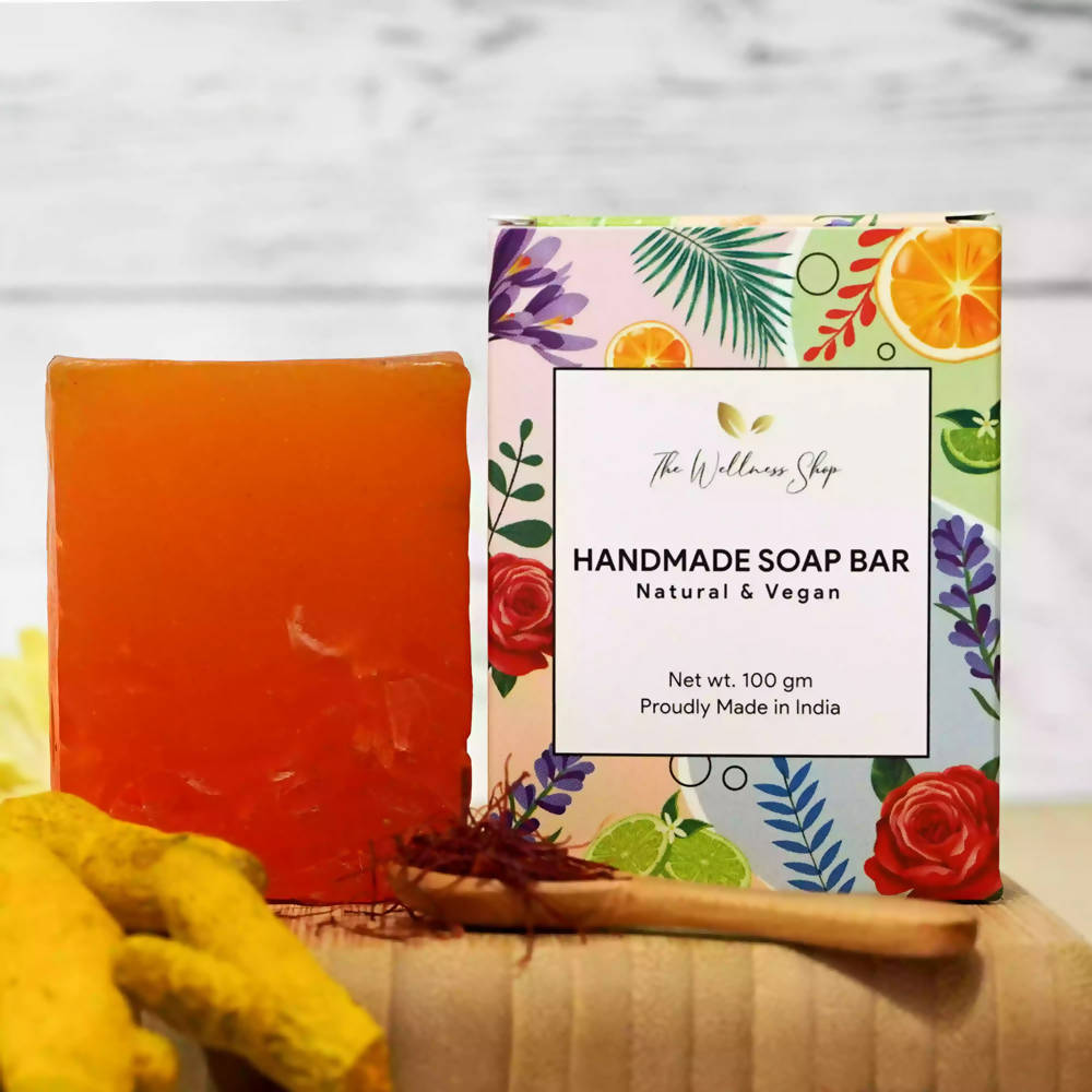 The Wellness Shop Premium Turmeric & Saffron Handmade Soap  Grab2Buy The Wellness Shop Grab2Buy