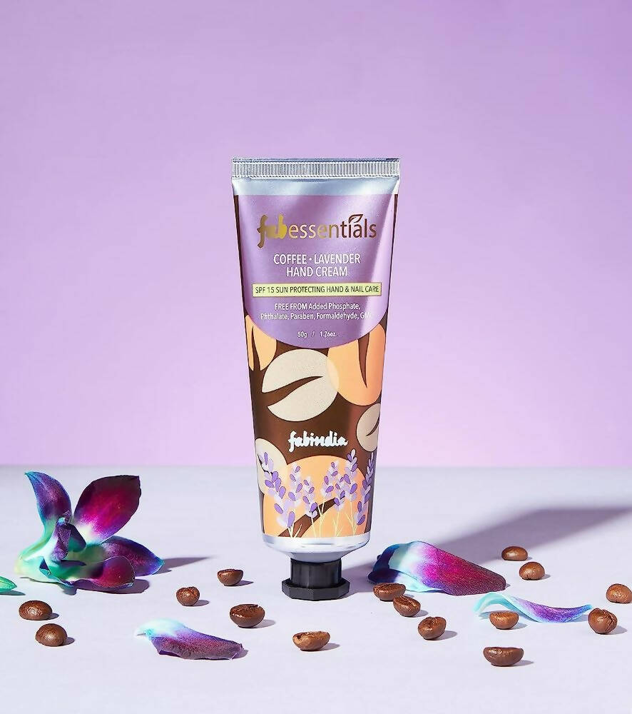 Fabessentials Coffee Lavender Hand Cream - SPF 15 - Grab2buy