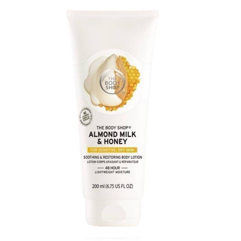 The Body Shop Almond Milk & Honey Soothing & Restoring Body Lotion  Grab2Buy The Body Shop Grab2Buy