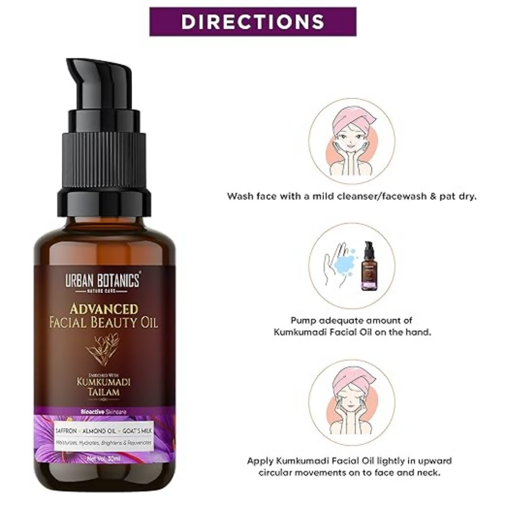 Urban Botanics Kumkumadi Tailam for Skin  Grab2Buy Urban Botanics Grab2Buy