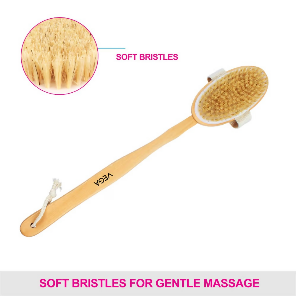 Vega Natural Bristle Bath Brush  Grab2Buy Vega Grab2Buy