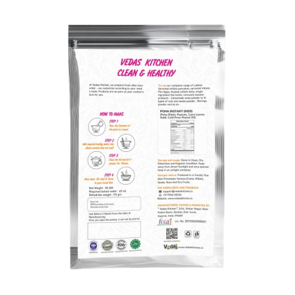 Vedas Kitchen Poha Instant (Kids)  Grab2Buy Vedas Kitchen Grab2Buy