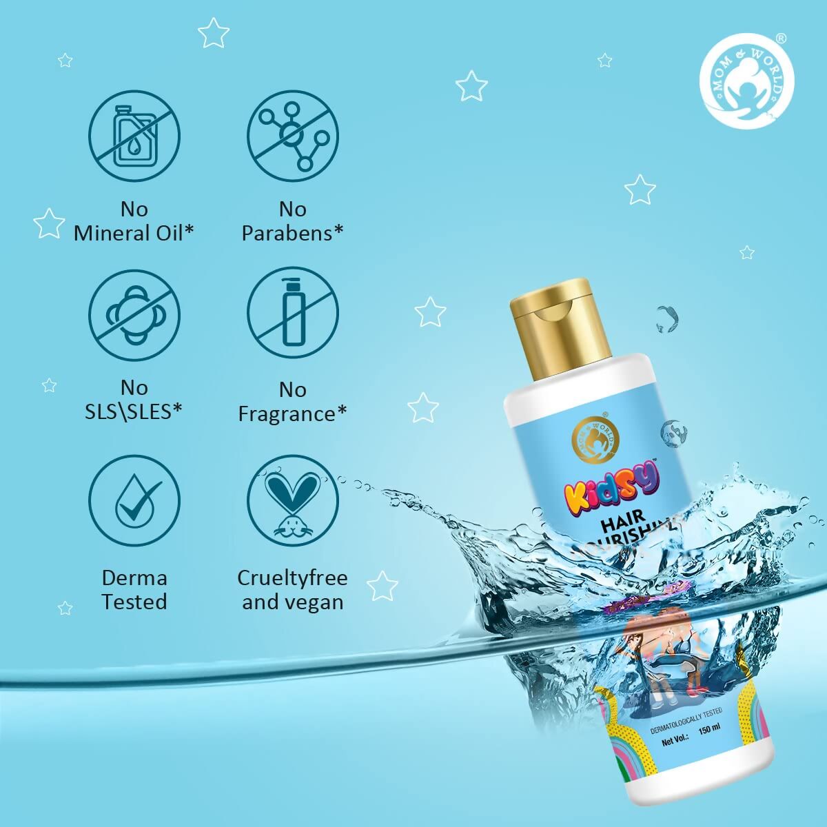 Mom & World Kidsy Hair Nourishing Oil - Grab2buy