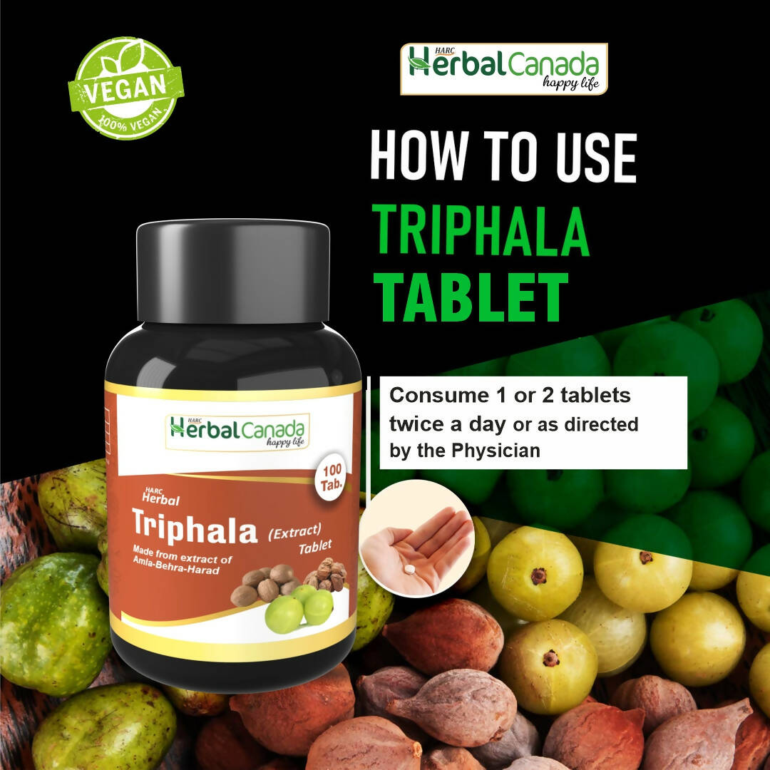 Herbal Canada Triphala Extract Tablets 