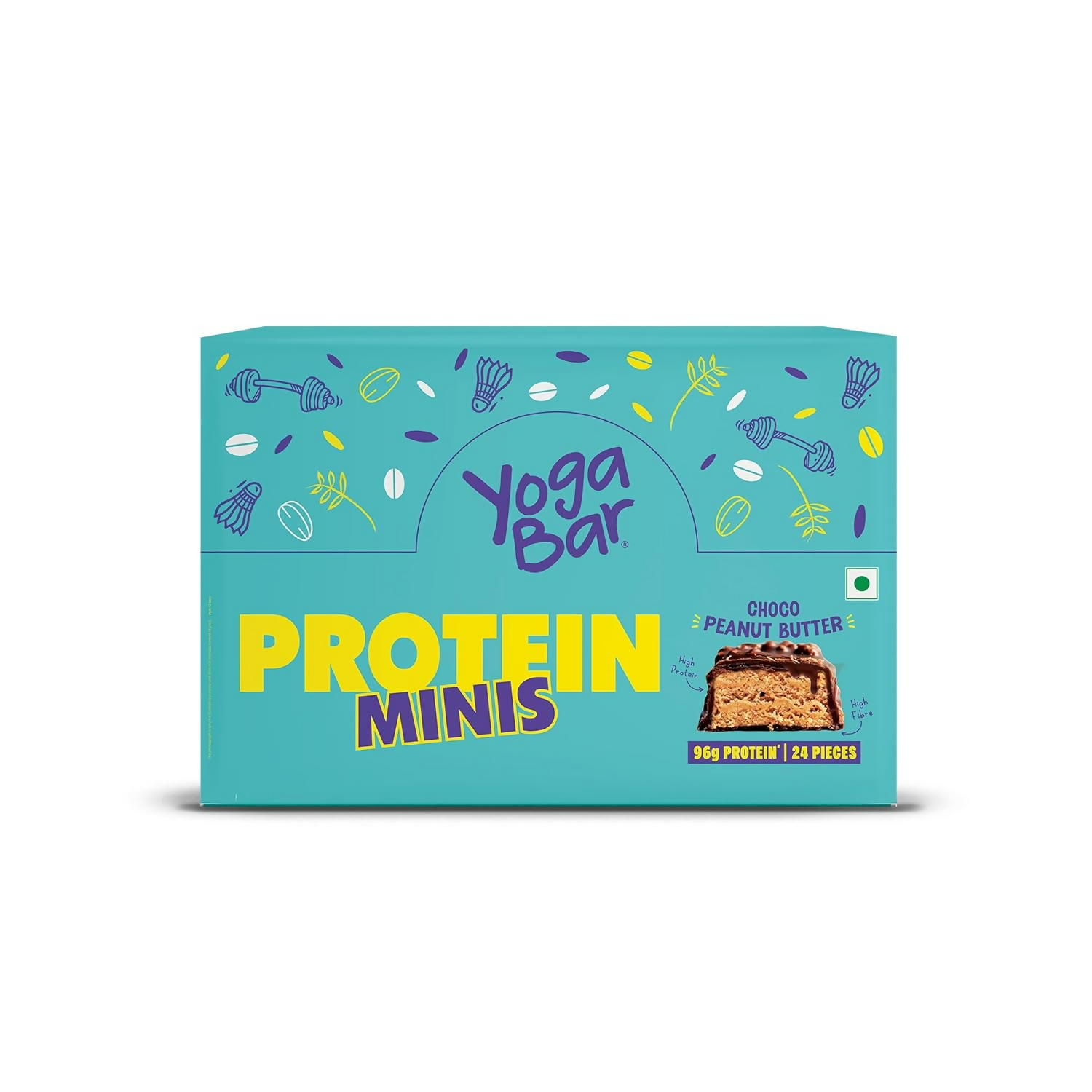 Yoga Bar Protein Minis Choco Peanut Butter, 24 Pieces, Cold Coffee Protein Shake  Grab2Buy Yoga Bar Grab2Buy