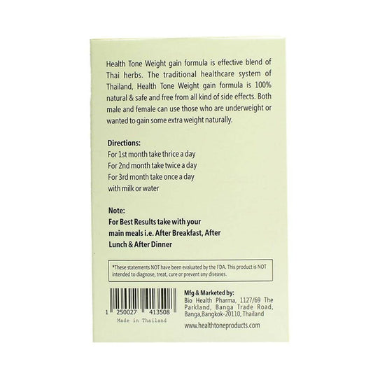 Health Tone Natural Weight Gain Capsules - Grab2buy