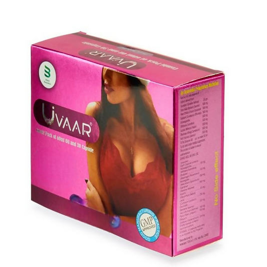 Nutrijuven - Uvaar I Breast Oil & Capsules For Women Combo 