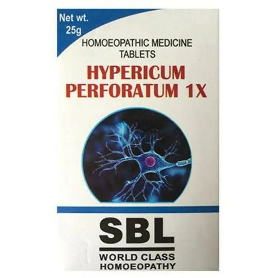 SBL Homeopathy Hypericum Perforatum Tablets 