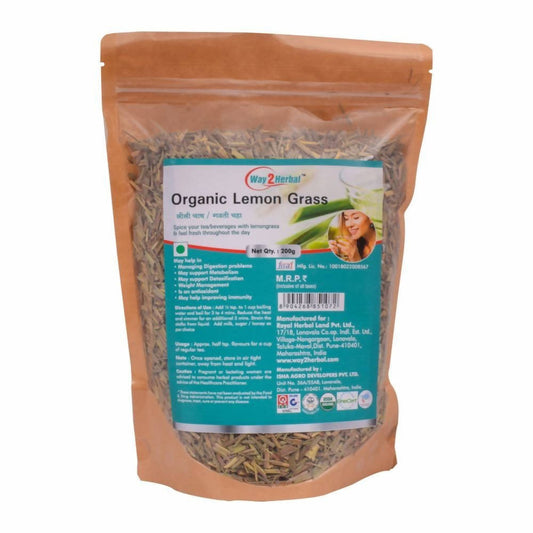 Way2herbal Organic Lemon Grass 