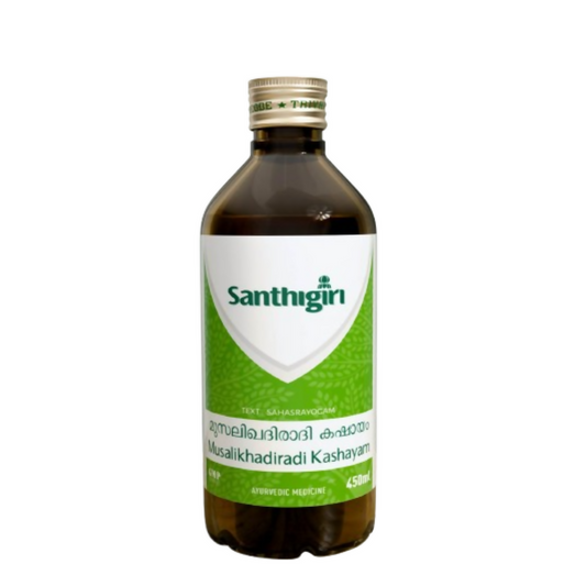 Santhigiri Musaleekhadiradi Kashayam 
