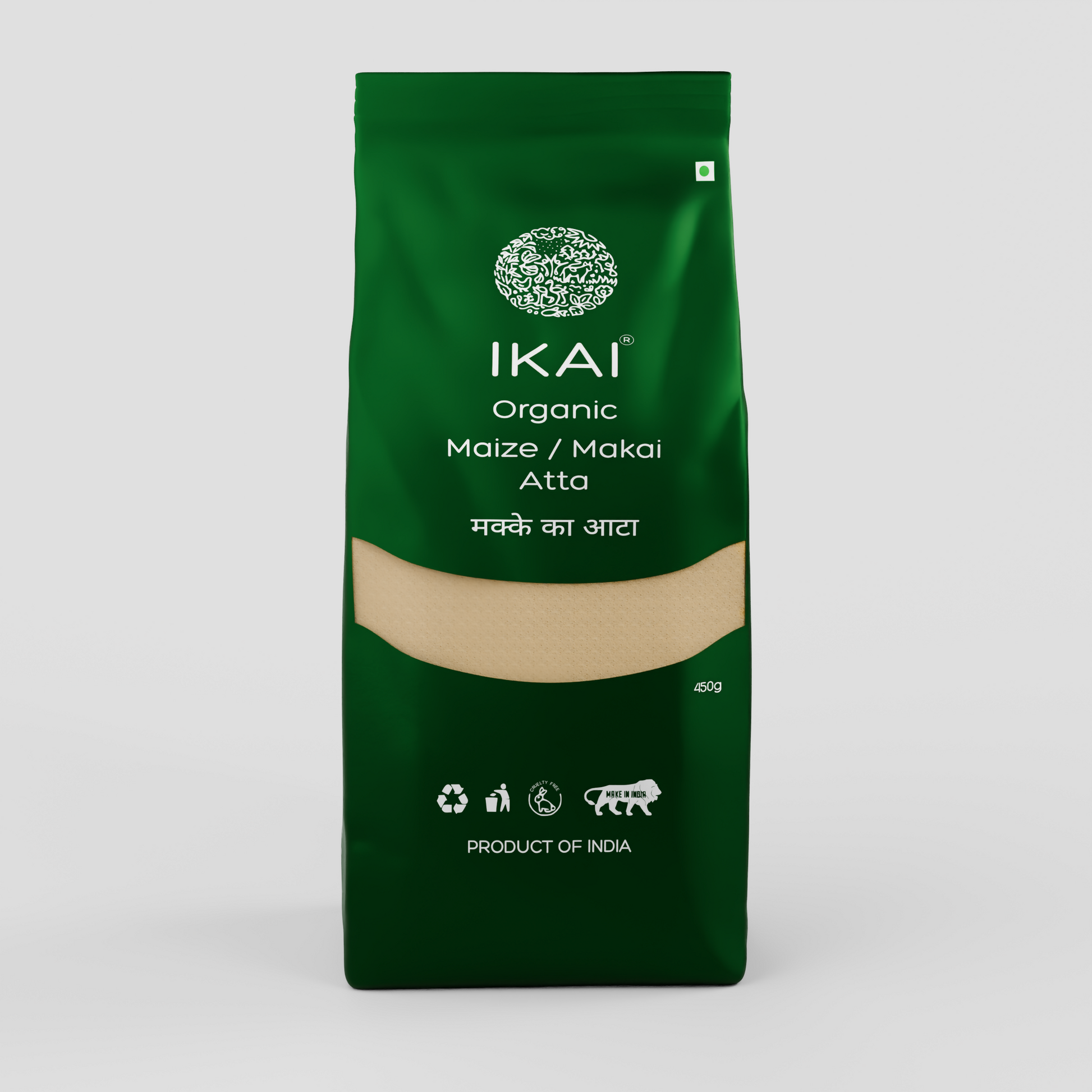 2 - Organic MaizeMakai Flour - 450 gm