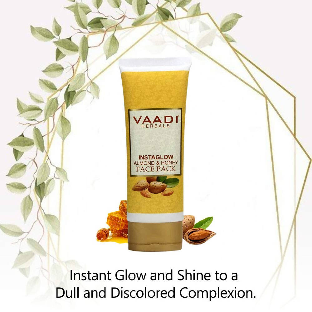 Vaadi Herbals Instaglow Almond And Honey Face Pack  Grab2Buy Vaadi Herbals Grab2Buy