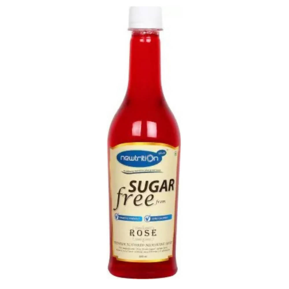 Newtrition Plus Sugar Free Rose + Strawberry +Kesar Elaichi Syrup 