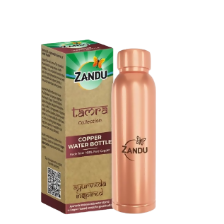 Zandu Copper Water Bottle - Grab2buy