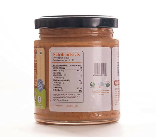 Truefarm Organic Almond Butter Creamy-Unsweetened - Grab2buy