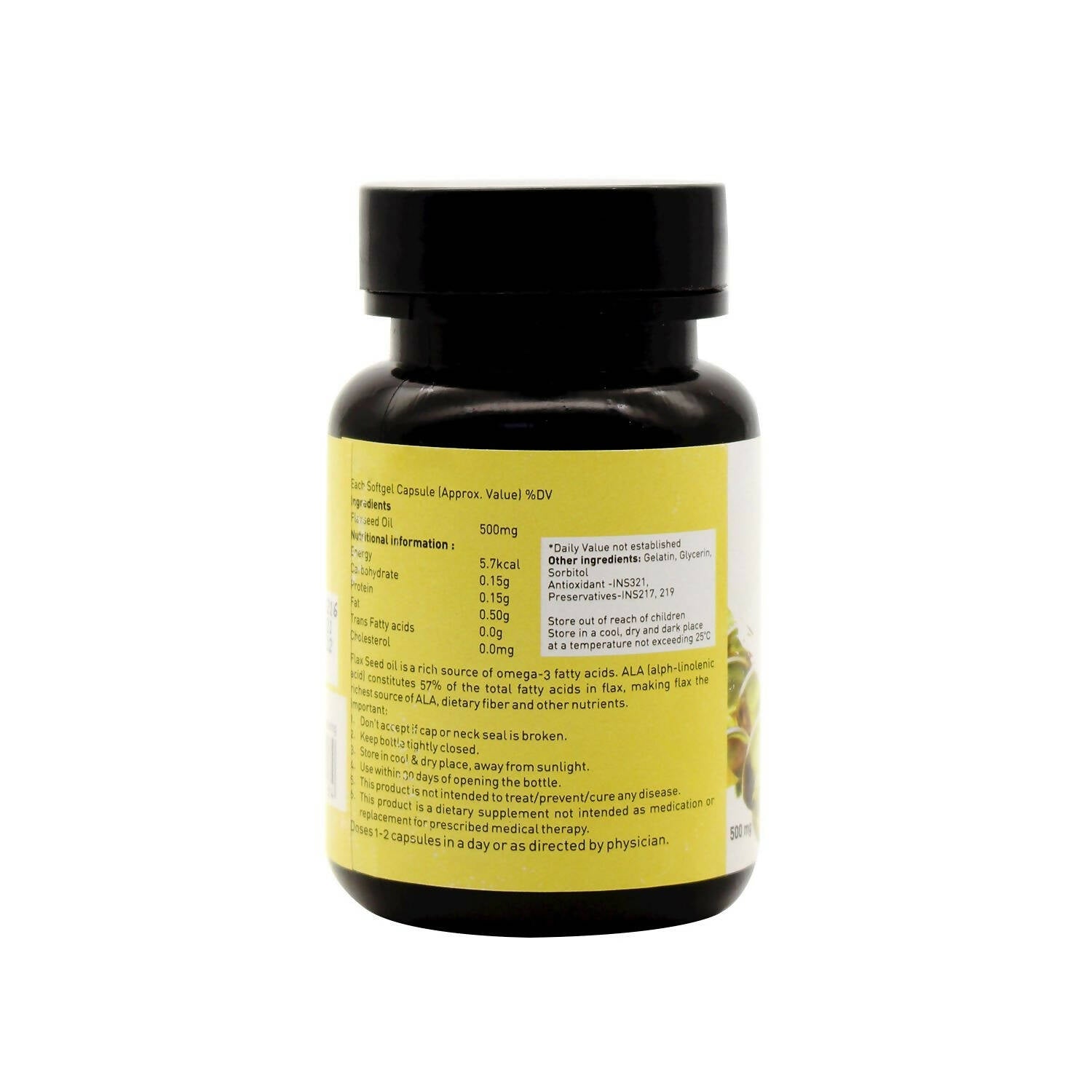 Nutriorg Flaxseed Oil Soft Gel Capsules - Grab2buy