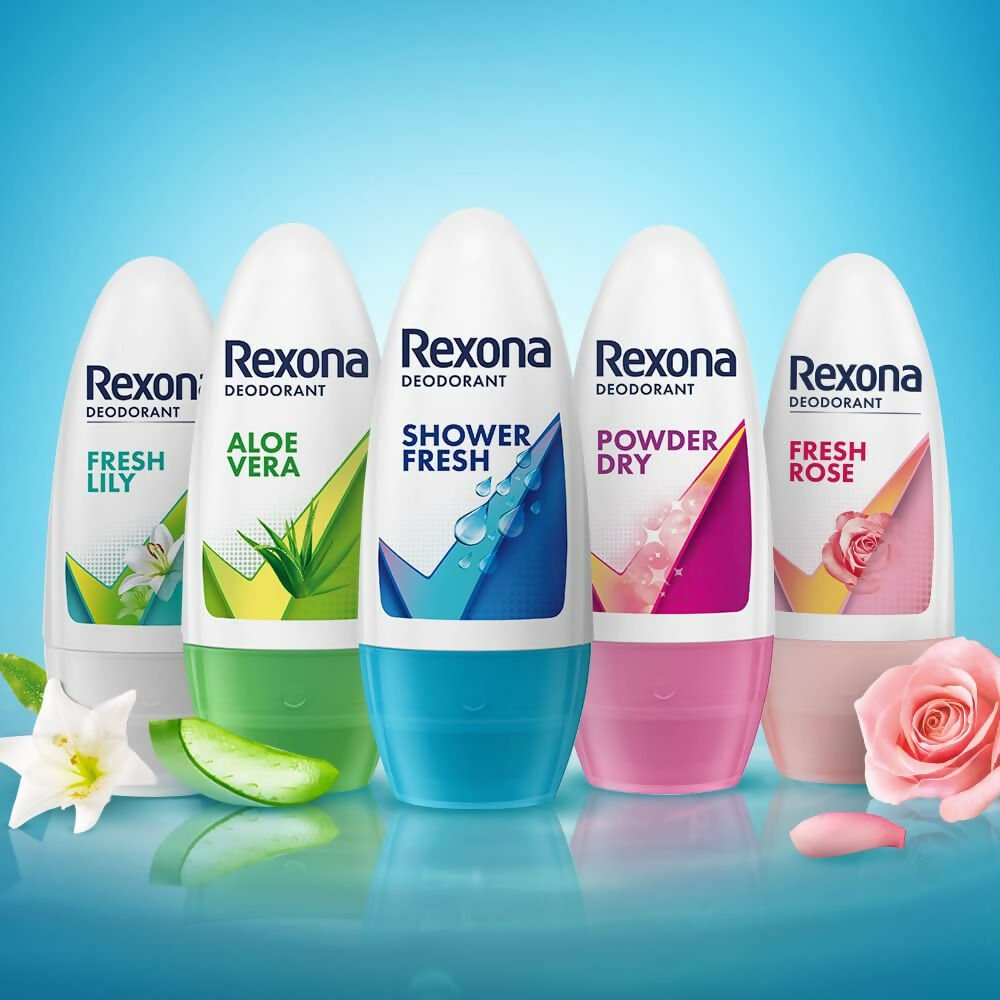 Rexona Shower Fresh Underarm Roll On Deodorant For Women 