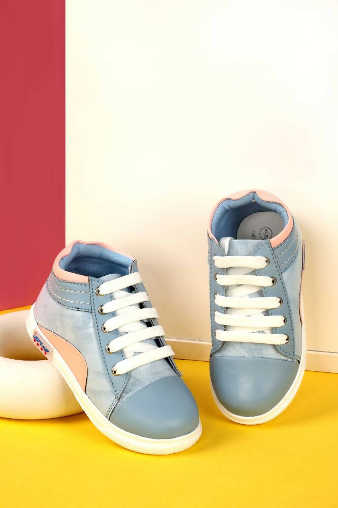 Tiny Bugs For Boys & Girls Party Wear Boots - Sky Blue  Grab2Buy Tiny Bugs Grab2Buy
