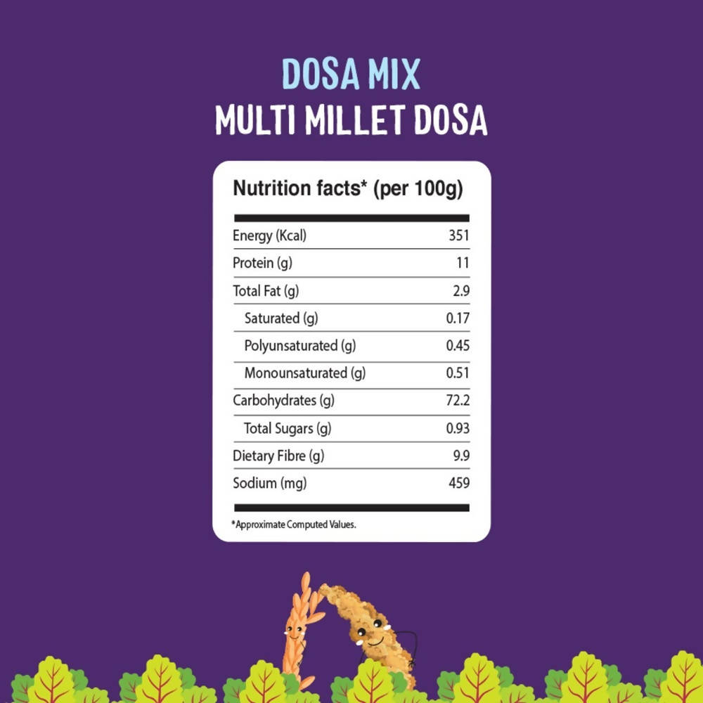 Timios Organic Multi Millet Dosa Mix  Grab2Buy Timios Grab2Buy