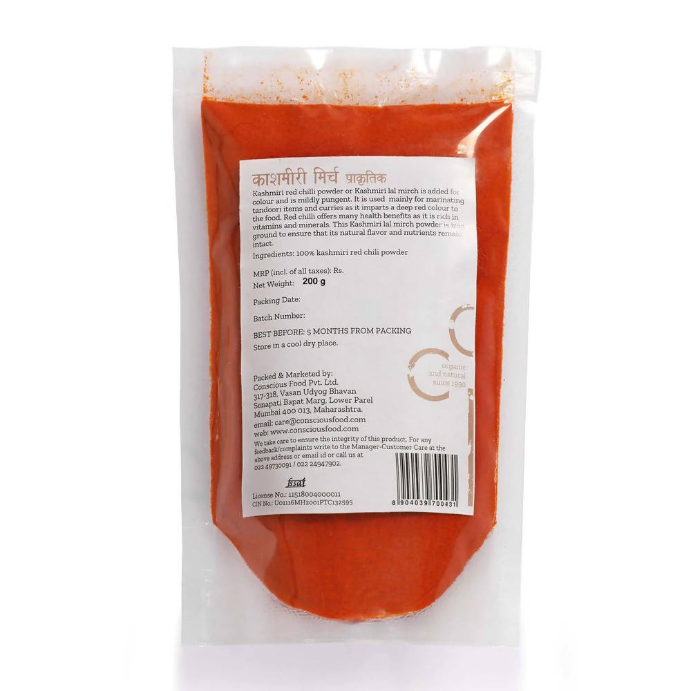 Conscious Food Kashmiri Red Chilli Powder 