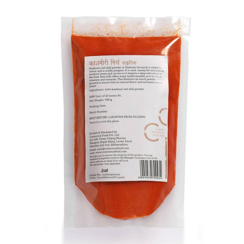 Conscious Food Kashmiri Red Chilli Powder 