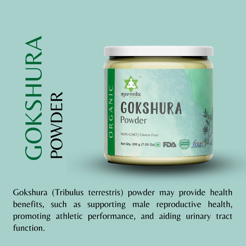 Ayurvedix Organic Gokshura Powder 