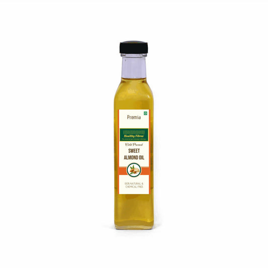 Healthy Fibres Cold Pressed Sweet Almond Oil - Grab2buy
