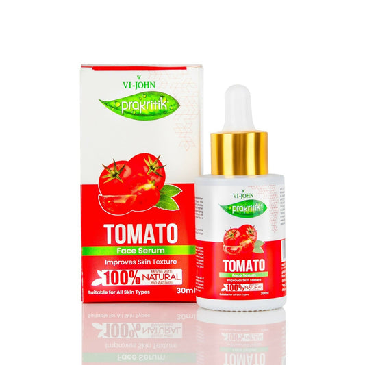 VI-JOHN Prakritik Tomato Face Serum, Moisturizes & Hydrates, Made With 100% Natural Bio Actives  Grab2Buy VI-JOHN Grab2Buy