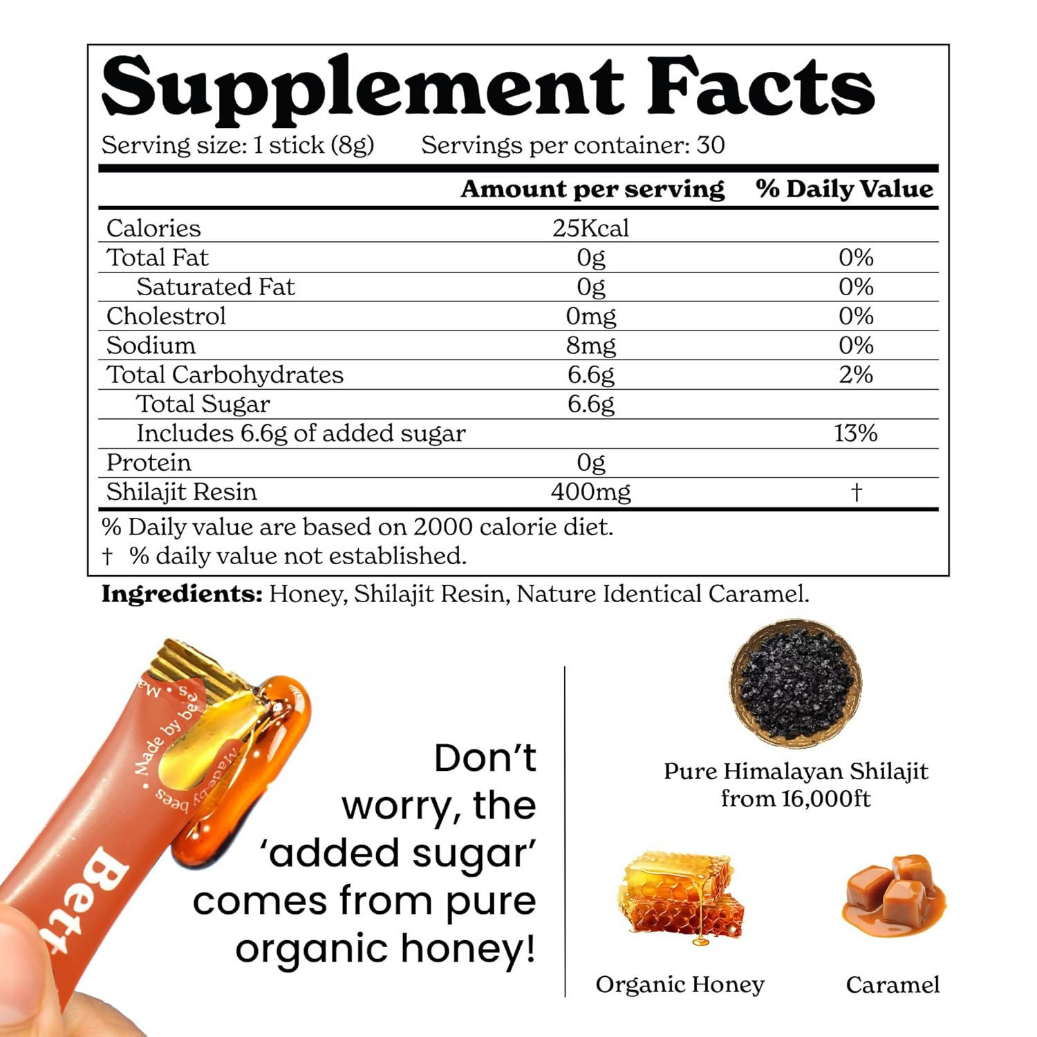 Better Alt Pure Himalayan Sj Honey Sticks 