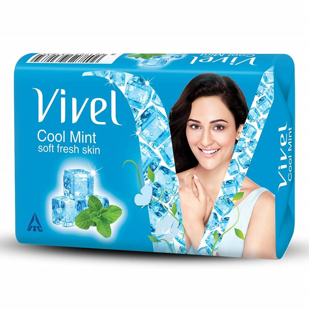 Vivel Cool Mint, Soft Fresh Skin Soap  Grab2Buy Vivel Grab2Buy