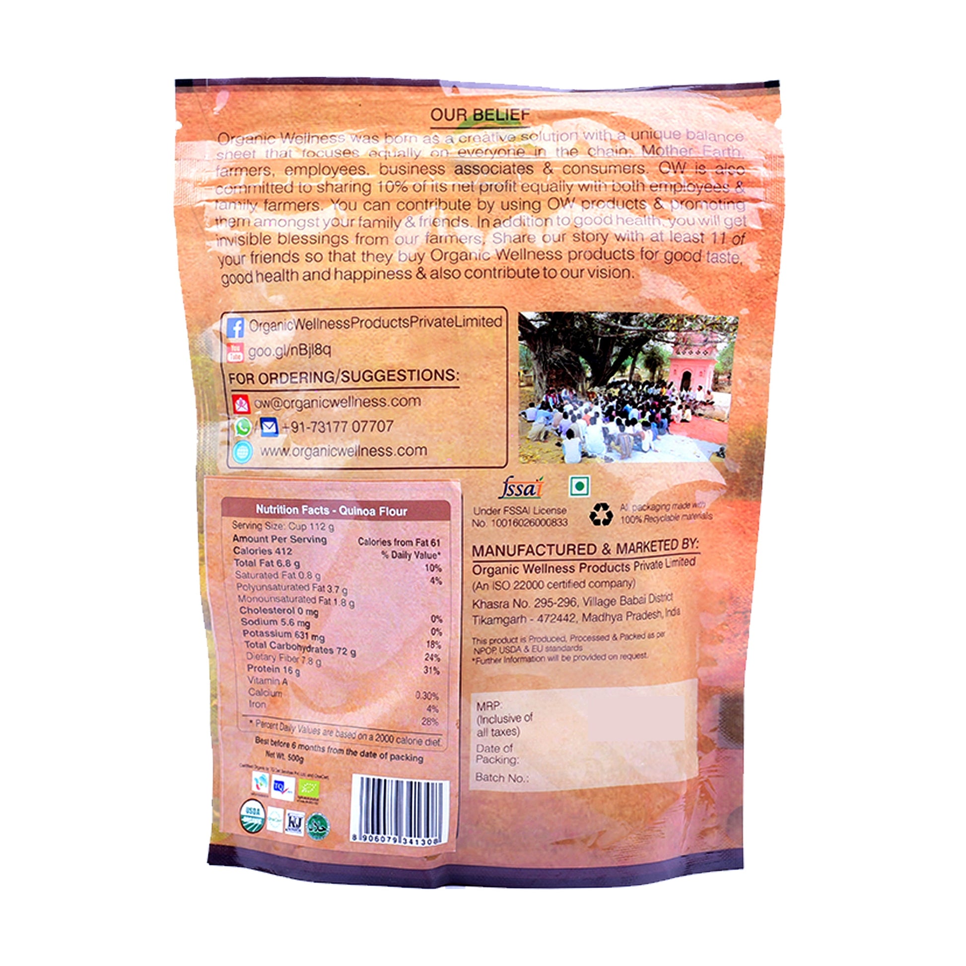 Organic Wellness Bundelkhand Quinoa Atta 
