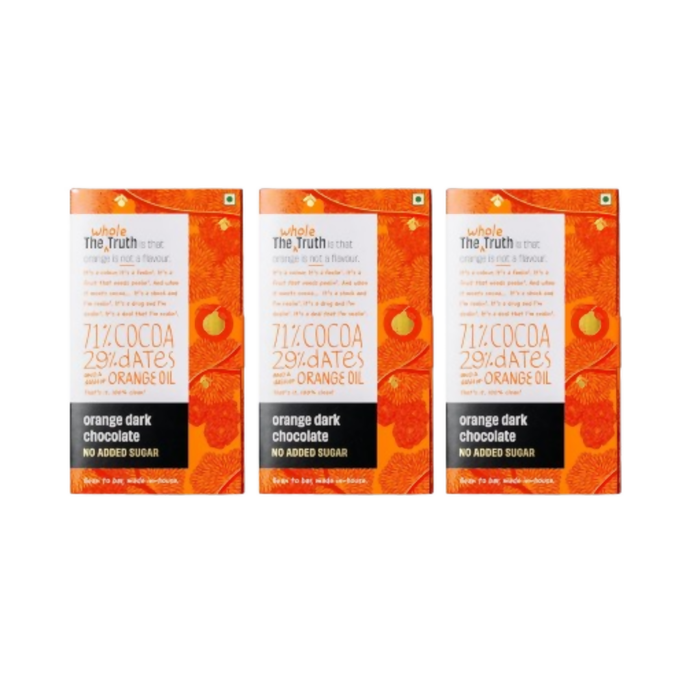 The Whole Truth Dark Chocolate - Orange  Grab2Buy The Whole Truth Grab2Buy